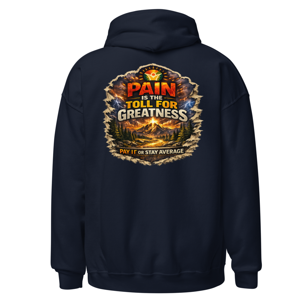 WOW University — Departments & Degrees Hoodie — Back (Navy)