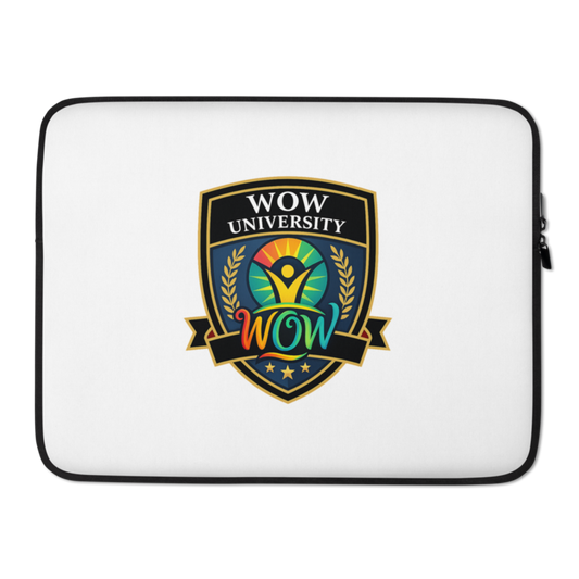 WOW University | WOWU Core badge | Laptop Sleeve