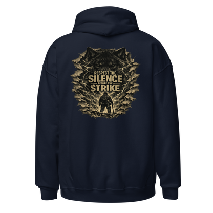 Stormwalker Outpost — Scars Are Maps Hoodie — Back (Navy)