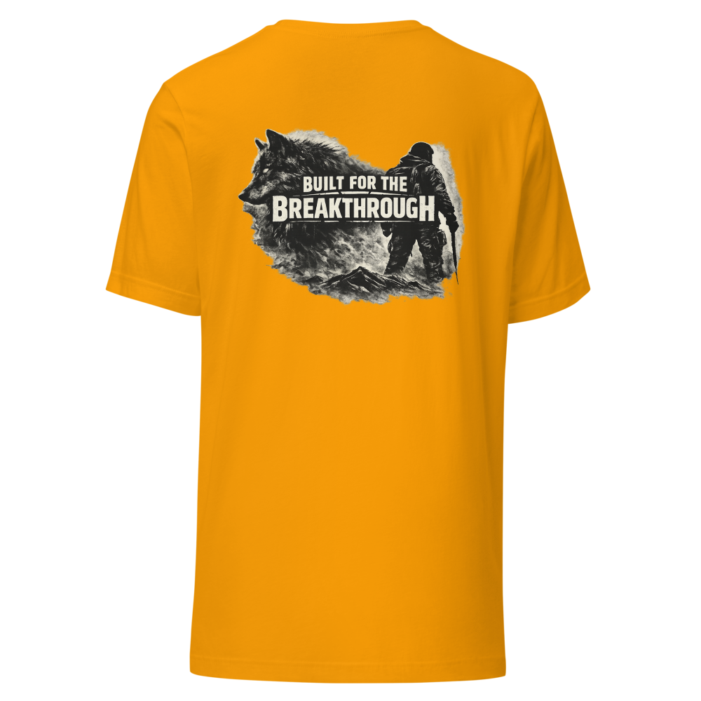 Stormwalker Outpost — Outpost Badge Tee — Back (Gold)