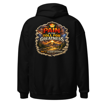 WOW University — Departments & Degrees Hoodie — Back (Black)