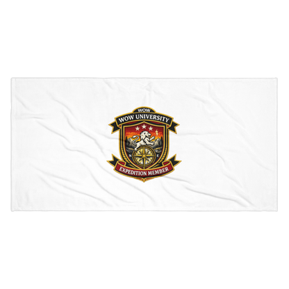 WOW University | WOWU ExpeditionMember badge | Beach Towel