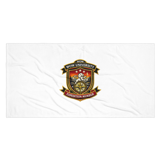 WOW University | WOWU ExpeditionMember badge | Beach Towel