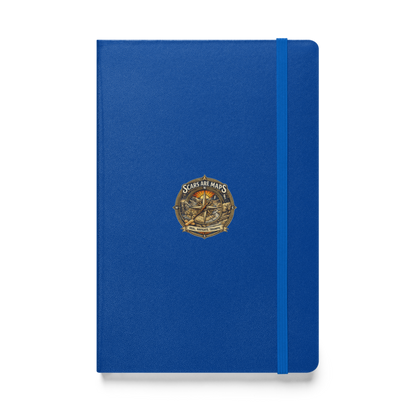Stormwalker ScarsAreMaps medallion Hardcover Notebook
