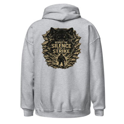 Stormwalker Outpost — Scars Are Maps Hoodie — Back (Sport Grey)
