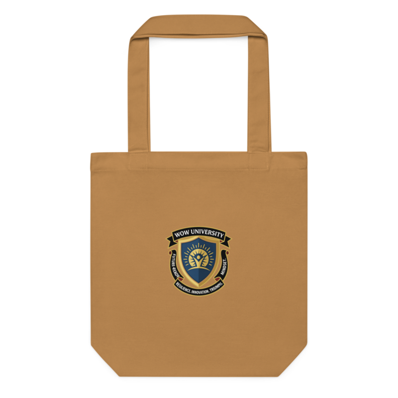 WOWU FutureReadyMindset badge Cotton Tote Bag