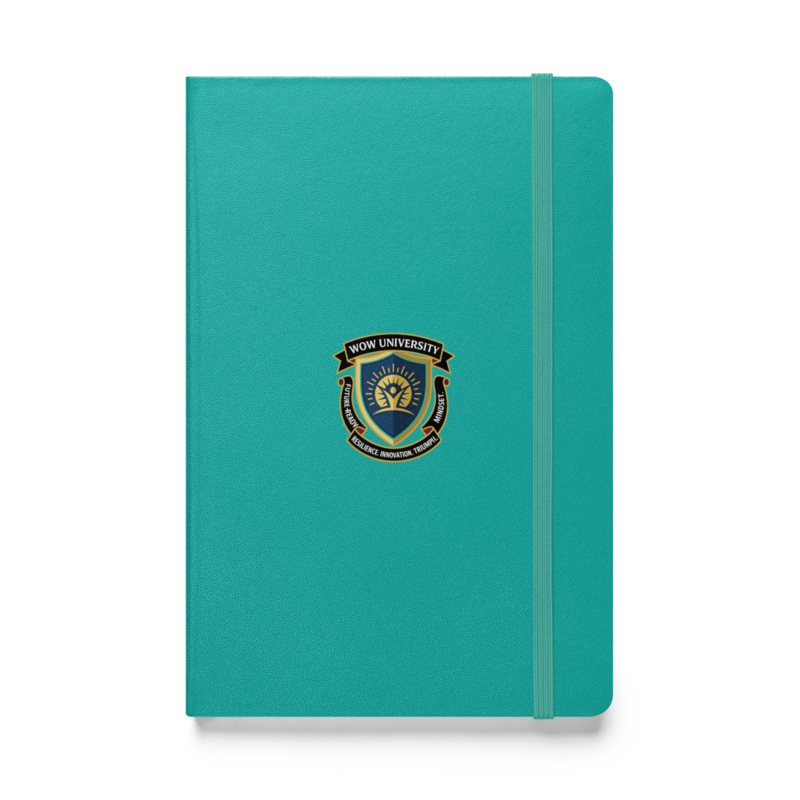 WOWU FutureReadyMindset badge Hardcover Notebook