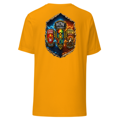 WOW University — Future-Ready Mindset Tee — Back (Gold)