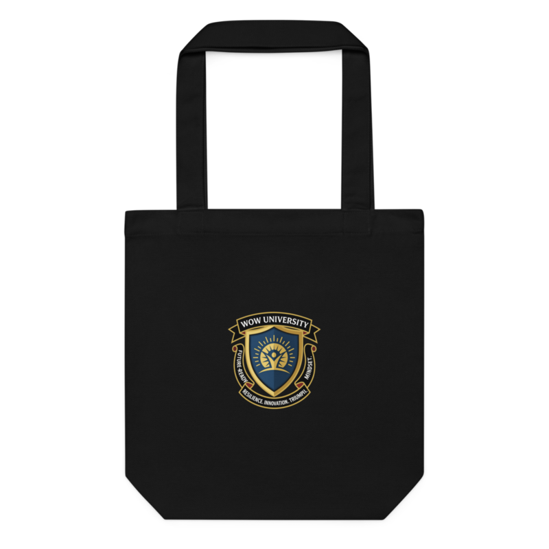 WOWU FutureReadyMindset badge Cotton Tote Bag