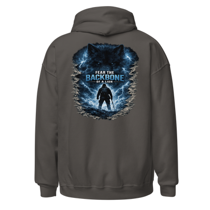 Stormwalker Outpost — WOW Logo Hoodie — Back (Charcoal)