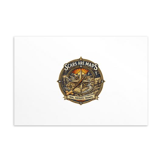 Stormwalker Outpost | Stormwalker ScarsAreMaps medallion | Postcard