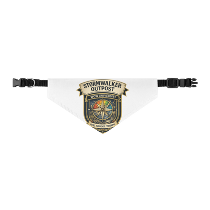 WOW University | Stormwalker Outpost WOWU compass badge | Pet Bandana
