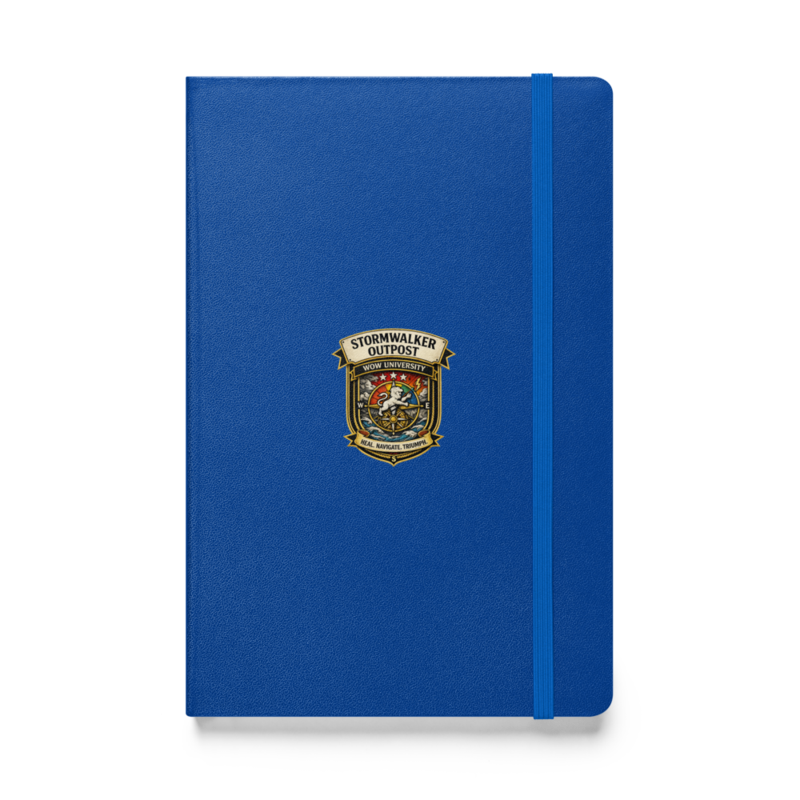 Stormwalker Outpost badge Hardcover Notebook