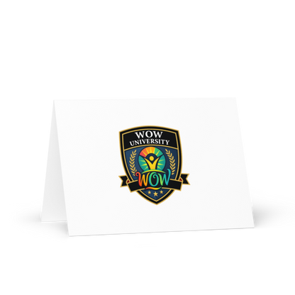 WOW University | WOWU Core badge | Greeting Card