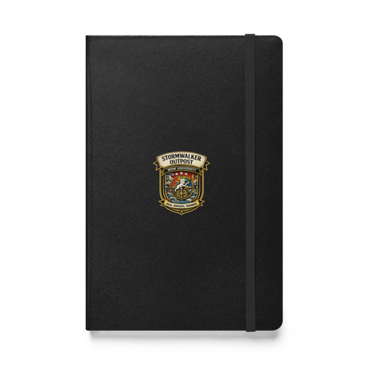 Stormwalker Outpost badge Hardcover Notebook