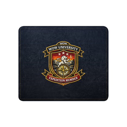 WOW University | WOWU ExpeditionMember badge | Sublimated Sherpa Blanket
