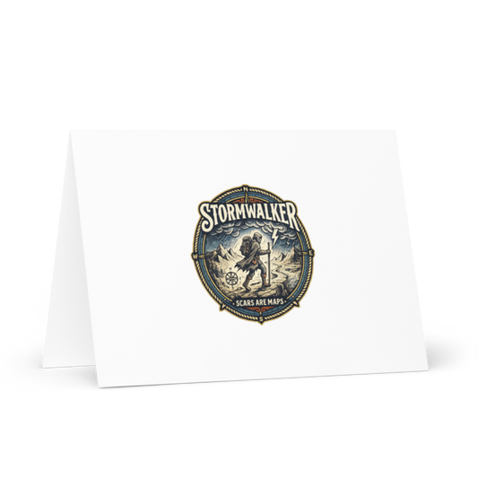 Stormwalker Outpost | Stormwalker Scars medallion | Greeting Card