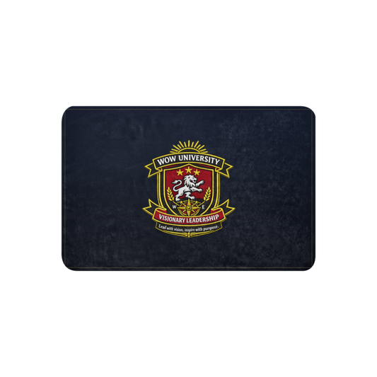 WOW University | WOWU VisionaryLeadership badge | Sublimated Sherpa Blanket