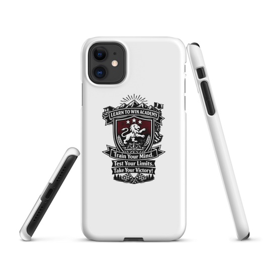Learn To Win Academy | LTW TrainYourMind badge | iPhone Snap Case