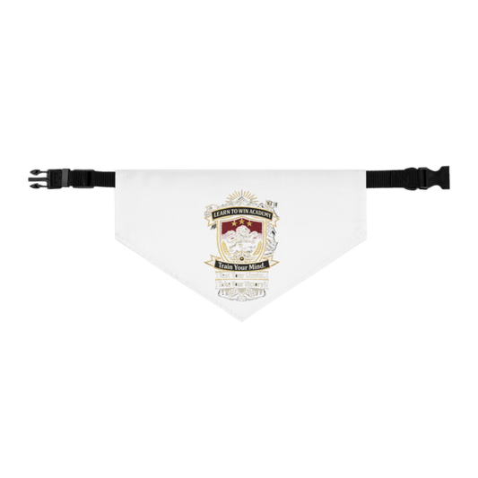 Learn To Win Academy | LTW Shield logo | Pet Bandana