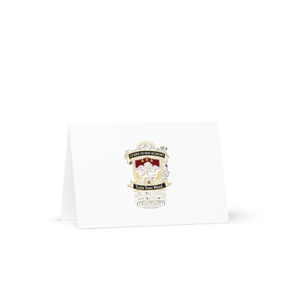 Learn To Win Academy | LTW Shield logo | Greeting Card