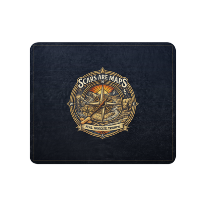 Stormwalker Outpost | Stormwalker ScarsAreMaps medallion | Sublimated Sherpa Blanket