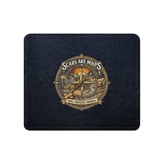 Stormwalker Outpost | Stormwalker ScarsAreMaps medallion | Sublimated Sherpa Blanket