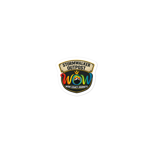 Stormwalker Outpost WOW logo Kiss-Cut Stickers