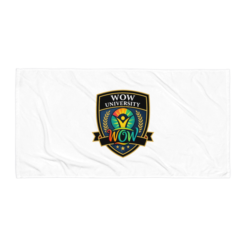 WOWU Core badge Beach Towel