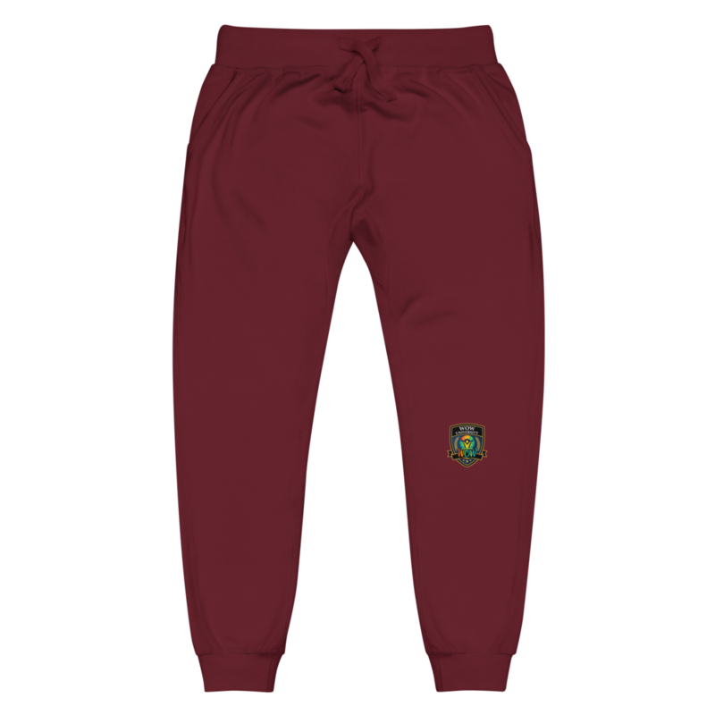 WOWU Core badge Fleece Sweatpants