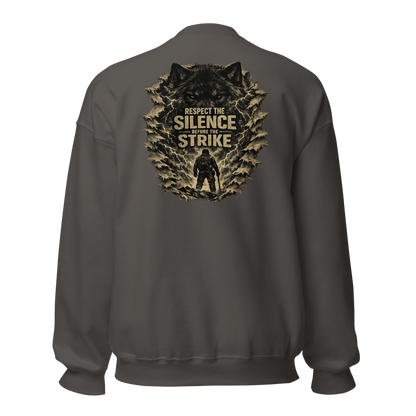 Stormwalker Outpost — Scars Are Maps Crewneck — Back (Charcoal)