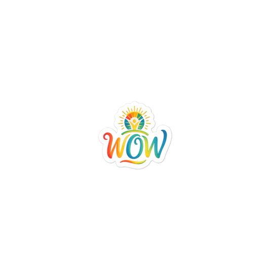 WOW Core logo Kiss-Cut Stickers