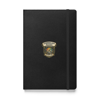 Stormwalker Outpost WOWU compass badge Hardcover Notebook