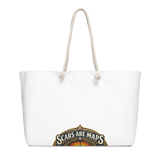 Stormwalker ScarsAreMaps medallion Weekender Bag