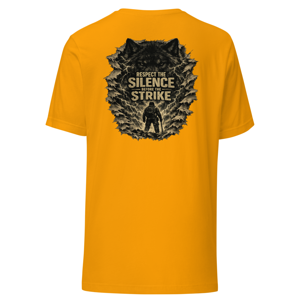 Stormwalker Outpost — Scars Are Maps Tee — Back (Gold)