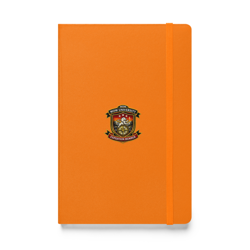 WOWU ExpeditionMember badge Hardcover Notebook