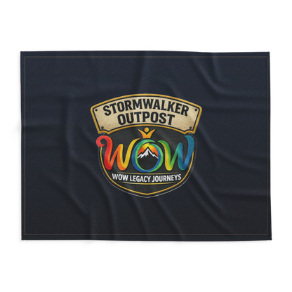 Stormwalker Outpost | Stormwalker Outpost WOW logo | Lightweight Summer Blanket