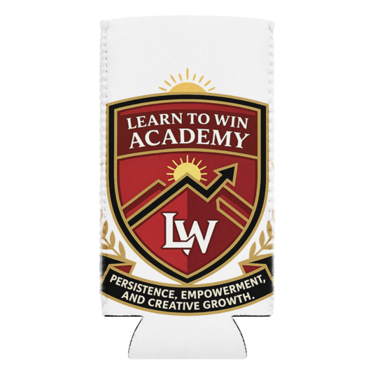 Learn To Win Academy | LTW Core logo | Can Cooler