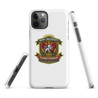 WOW University | WOWU VisionaryLeadership badge | iPhone Snap Case