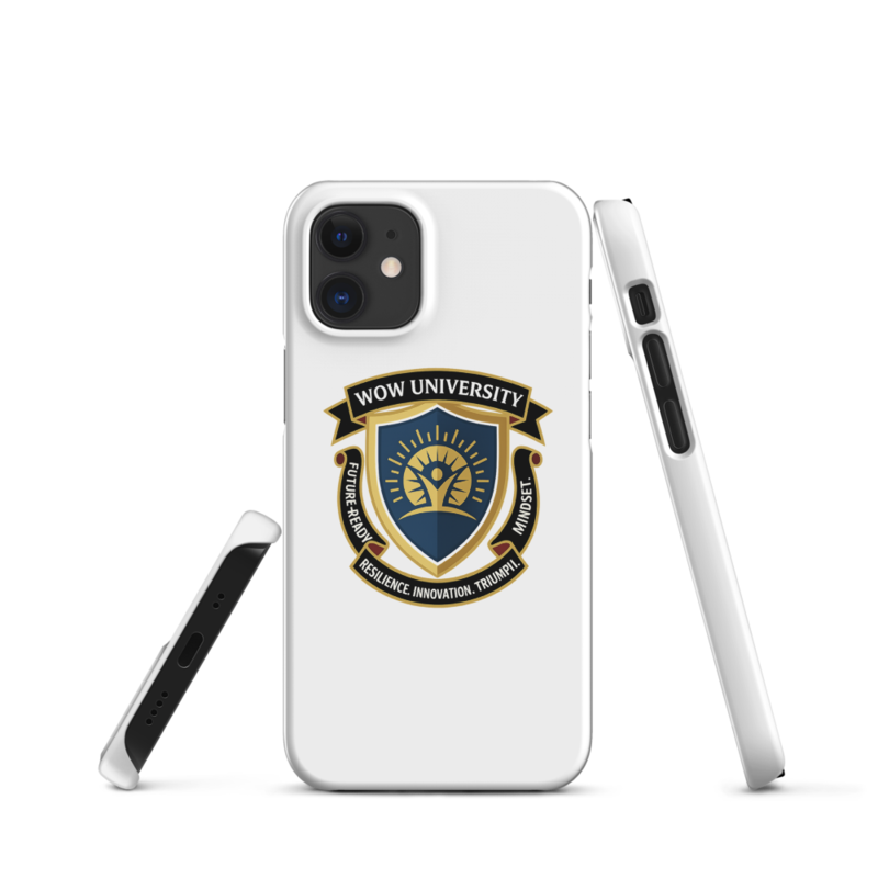 WOW University | WOWU FutureReadyMindset badge | iPhone Snap Case