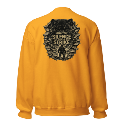 Stormwalker Outpost — Scars Are Maps Crewneck — Back (Gold)
