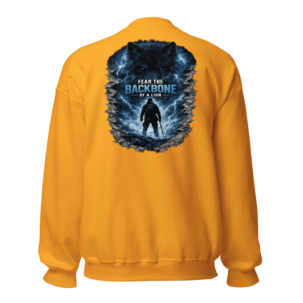 Stormwalker Outpost — WOW Logo Crewneck — Back (Gold)