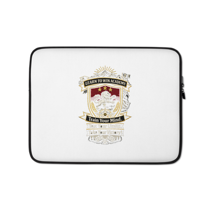 Learn To Win Academy | LTW Shield logo | Laptop Sleeve