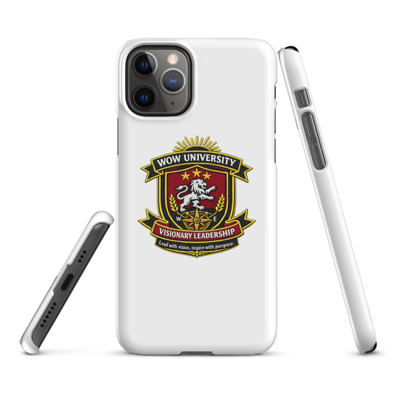 WOW University | WOWU VisionaryLeadership badge | iPhone Snap Case