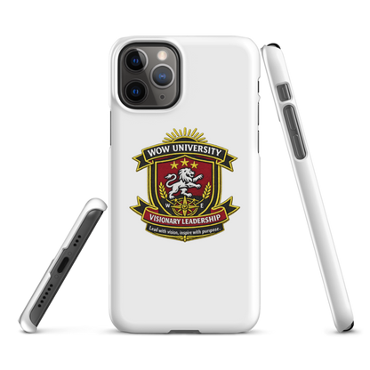 WOW University | WOWU VisionaryLeadership badge | iPhone Snap Case