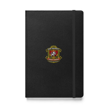 WOWU VisionaryLeadership badge Hardcover Notebook