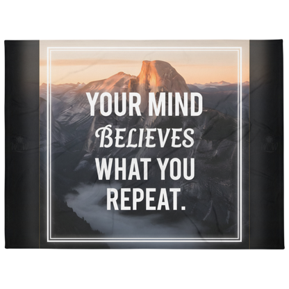 WOW | Your Mind Believes What You Repeat | Throw Blanket