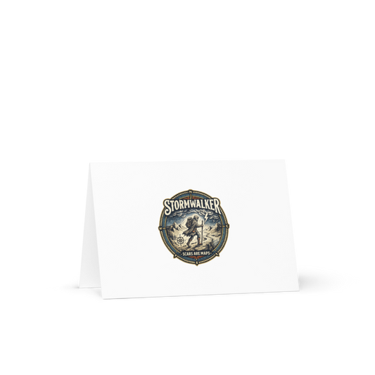Stormwalker Outpost | Stormwalker Scars medallion | Greeting Card