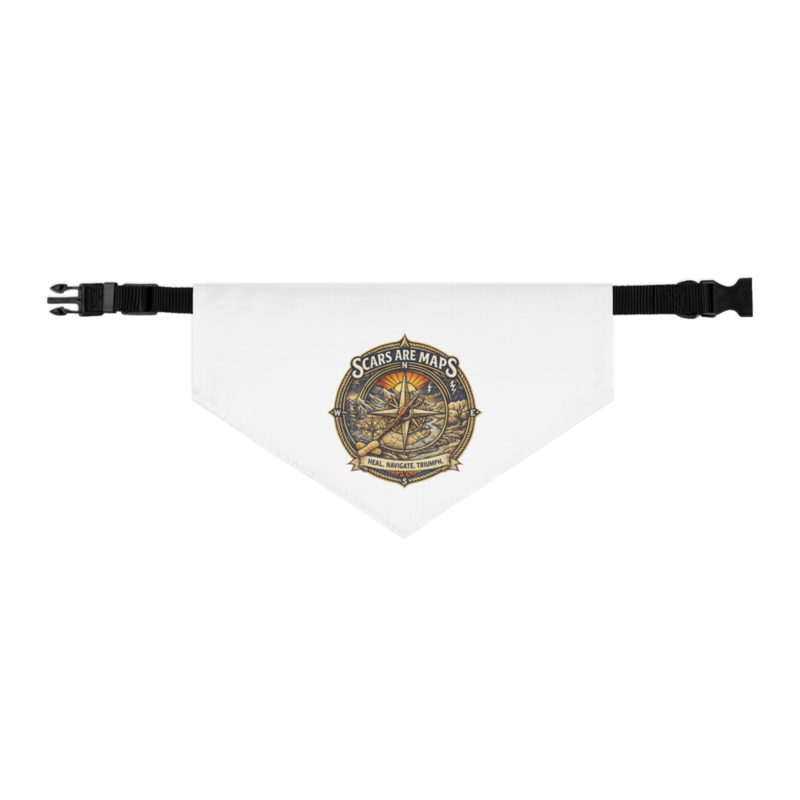 Stormwalker ScarsAreMaps medallion Pet Bandana