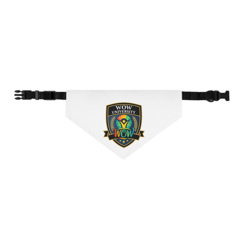 WOW University | WOWU Core badge | Pet Bandana